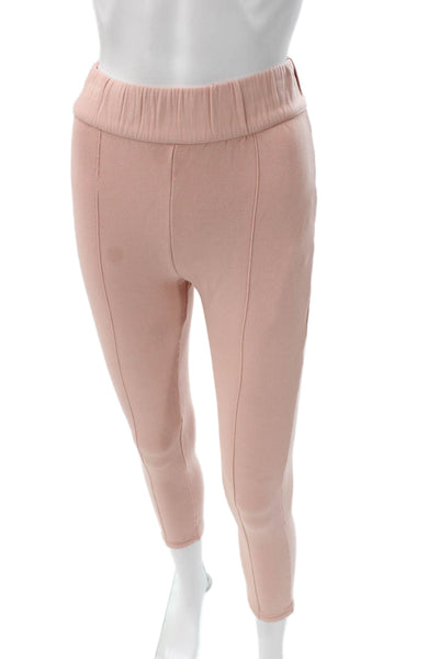 Majestic Filatures Womens Cropped Pink Leggings Size 1