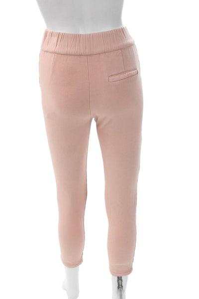 Majestic Filatures Womens Cropped Pink Leggings Size 1