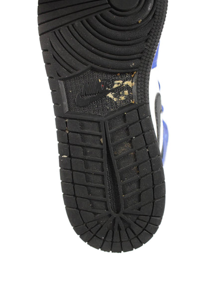 Nike Childrens Boys Air Jordan 1 Mid Game Royal Sneakers Blue Black Size 7