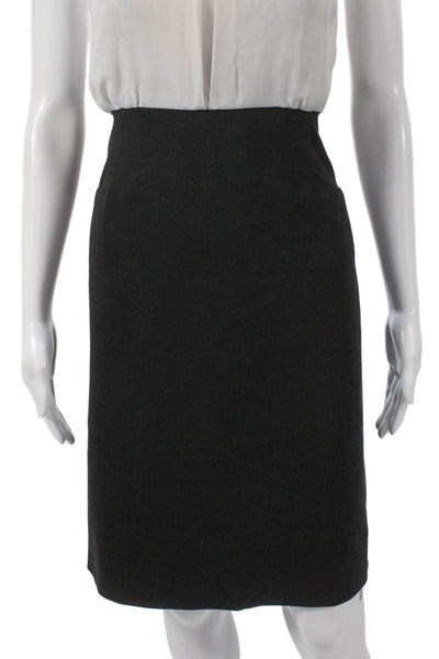 Ilse Jacobsen Women Straight Pencil Black Skirt Knee Length Size 38