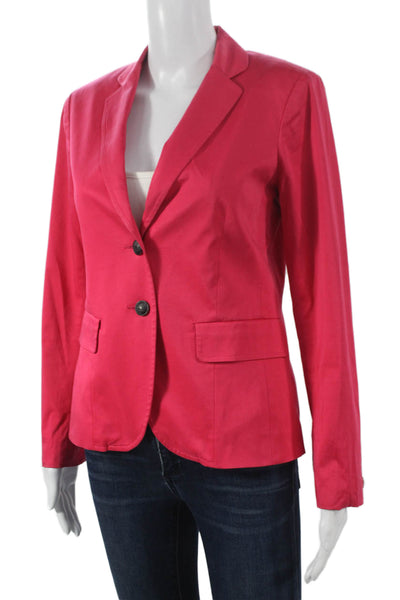 Rag & Bone Women Blazer Pink Cotton Blend Button Long Sleeve Size 4