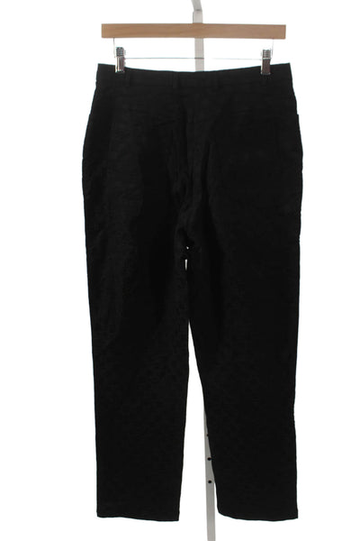 St. John Sport By Marie Gray Women Dress Pants Black Geometric Size 8