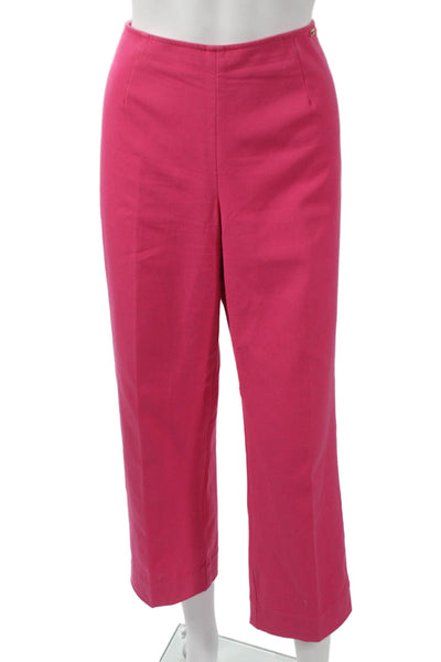 St. John Sport By Marie Gray Women Cropped Pink Pants Size 8