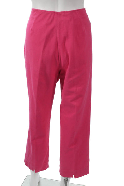 St. John Sport By Marie Gray Women Cropped Pink Pants Size 8