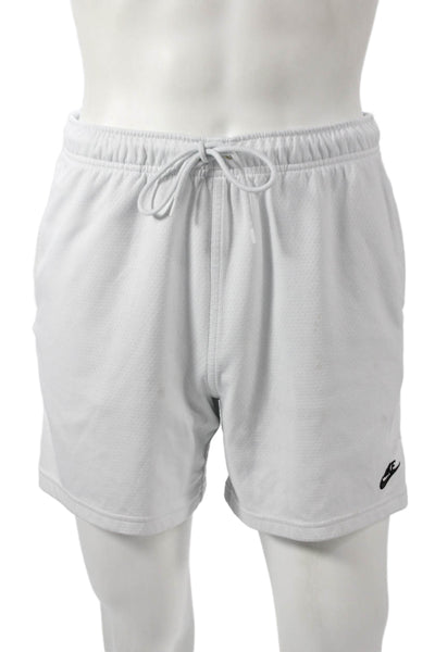 Nike Unisex Adults Athletic Shorts White Polyester Size S