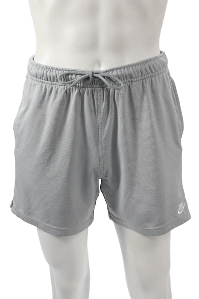 Nike Mens Athletic Gray Polyester Drawstring Shorts Size S