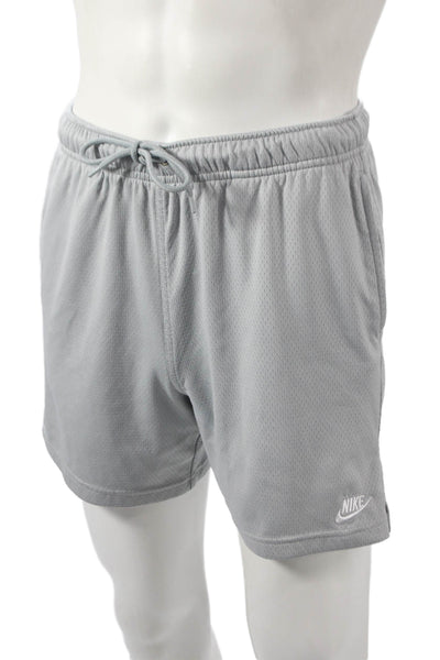 Nike Mens Athletic Gray Polyester Drawstring Shorts Size S