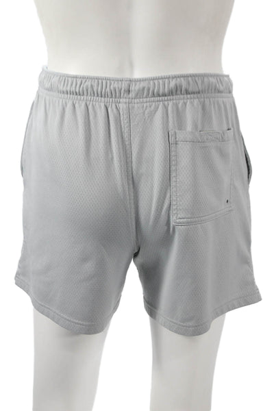 Nike Mens Athletic Gray Polyester Drawstring Shorts Size S