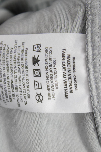 Nike Mens Athletic Gray Polyester Drawstring Shorts Size S
