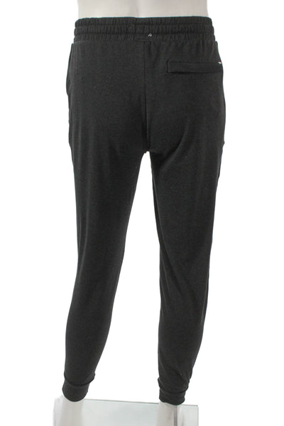 Vuori Mens Jogger Gray Recycled Polyester Drawstring Solid Fall Size M