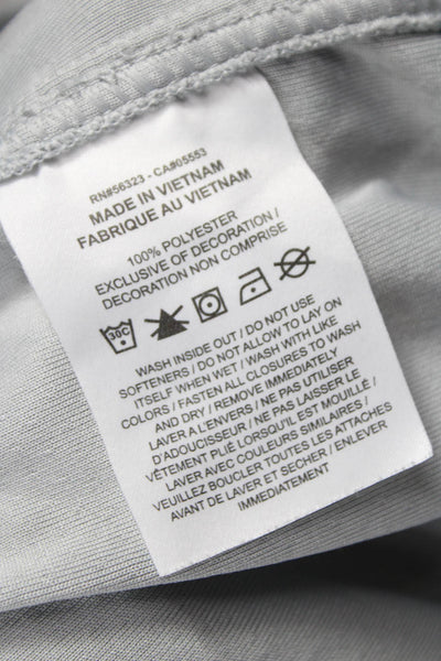 Nike Mens Athletic Gray Polyester Drawstring Shorts Size S