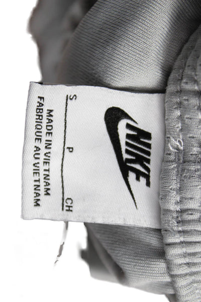Nike Mens Athletic Gray Polyester Drawstring Shorts Size S