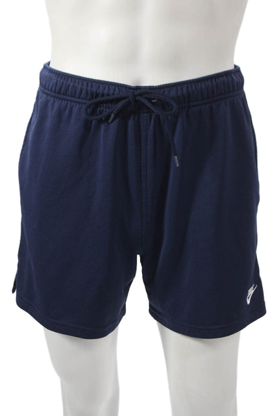 Nike Mens Athletic Blue Polyester Drawstring Shorts Size S