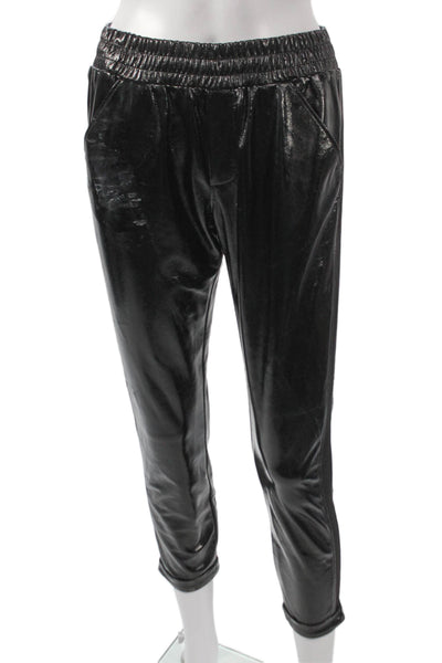 David Lerner Women Black Jogger Pants Size XS