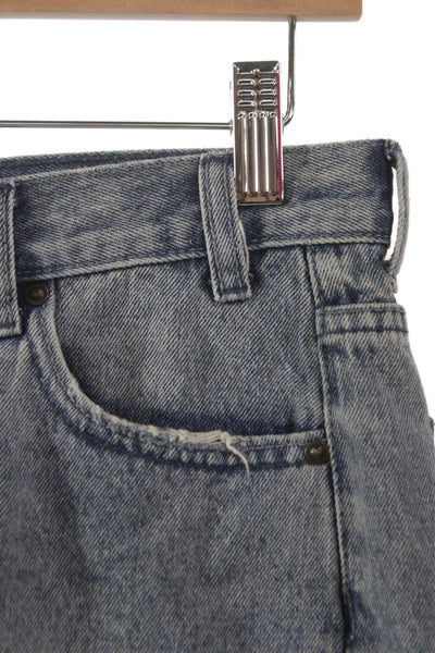 One X One Teaspoon Women Cut-Off Shorts Blue 100% Cotton Size 23