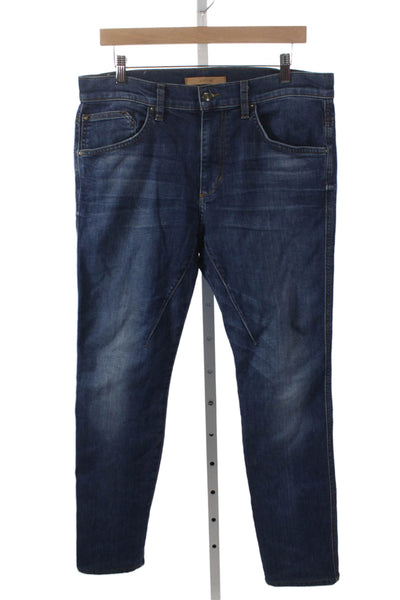Joes Jeans Mens Blue Tapered Jeans Cotton Button Fly Size 32