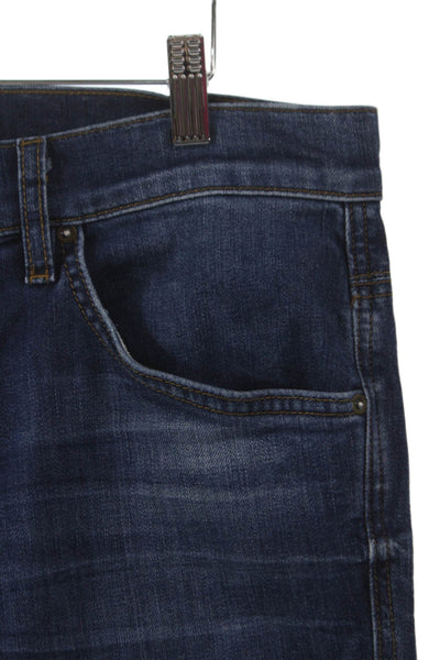 Joes Jeans Mens Blue Tapered Jeans Cotton Button Fly Size 32