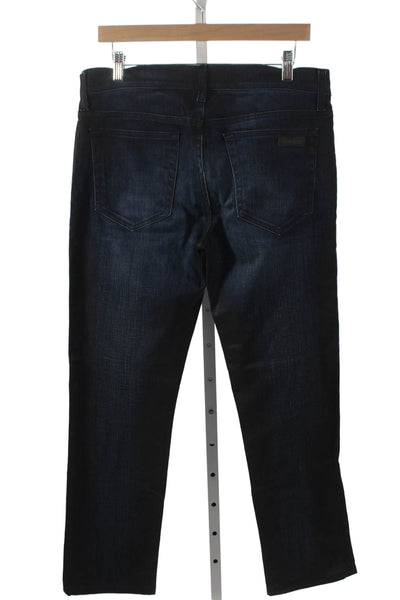 Joes Jeans Mens Straight Jeans Blue Cotton Button Size 32