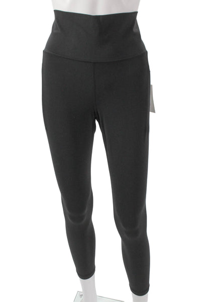 Athleta Womens Ankle Leggings Gray Nylon Solid Size L