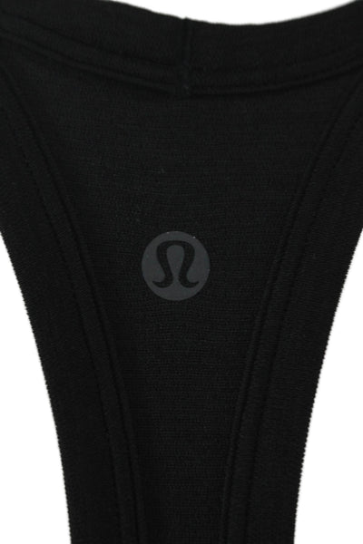 Lululemon Womens Skinny Jeans Black Cotton Size 2