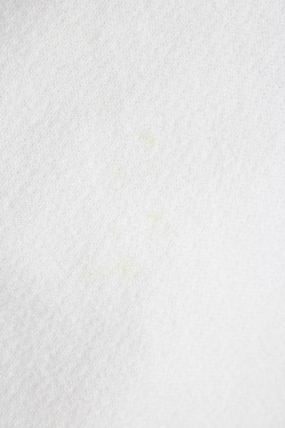 Sundry Womens Pullover Sweatshirt White Cotton Blend Crew Neck Size 1