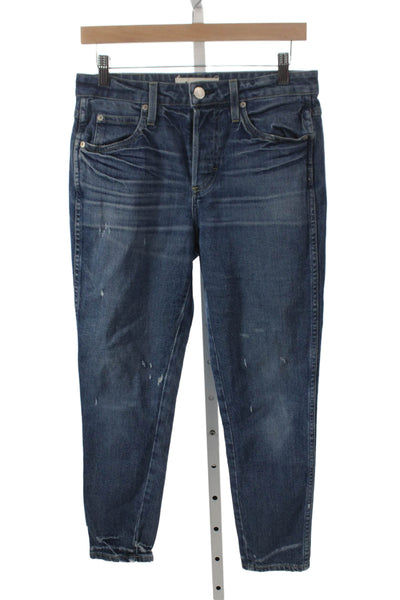 Amo Womens Tapered Blue Jeans Size 25