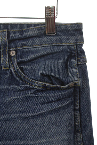 Amo Womens Tapered Blue Jeans Size 25