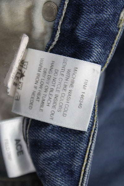 Amo Womens Tapered Blue Jeans Size 25