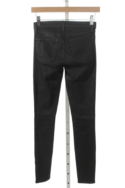 Lululemon Womens Skinny Jeans Black Cotton Size 2