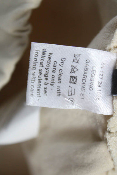 Joseph Women Ankle Leggings Beige Viscose Size 34