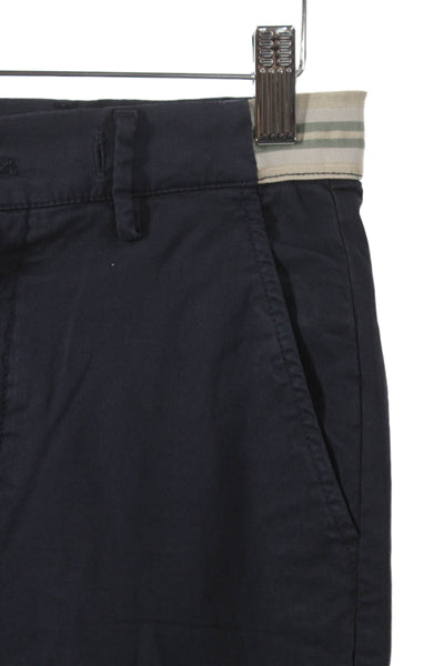 ELEVENTY Mens Blue Cotton Chino Pants Button Closure Size 00