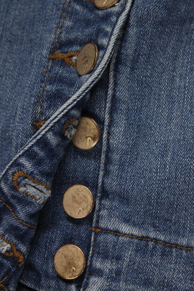 Veronica Beard Women Skinny High Rise Blue Cotton Jeans Size 24