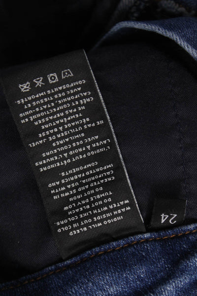 Veronica Beard Women Skinny High Rise Blue Cotton Jeans Size 24