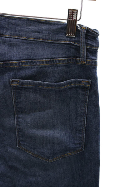 Frame Women Skinny High Rise Jeans Blue Modal Size 30