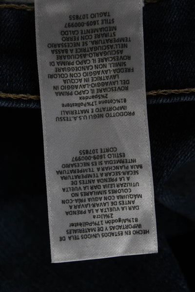 Current/Elliott Women Skinny Jeans Blue Cotton High Rise Inseam 28 Size 29