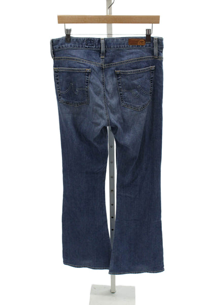 AG Adriano Goldschmied Womens Bootcut Jeans Blue Cotton Size 30