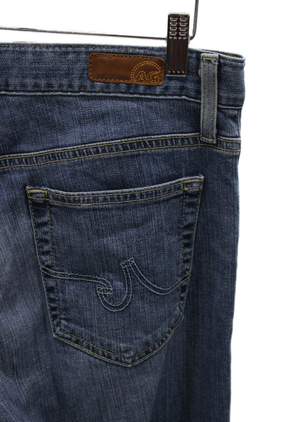 AG Adriano Goldschmied Womens Bootcut Jeans Blue Cotton Size 30