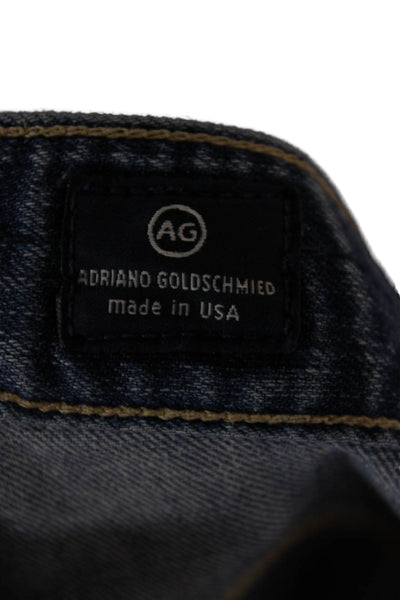 AG Adriano Goldschmied Womens Bootcut Jeans Blue Cotton Size 30