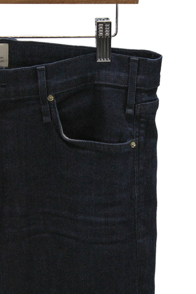 McGuire Women High Rise Flared Jeans Blue Button Size 31