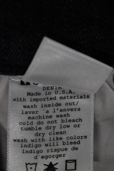 McGuire Women High Rise Flared Jeans Blue Button Size 31