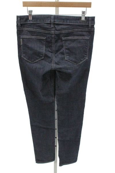 Paige Womens Skinny Jeans Blue Cotton Mid Rise Inseam 31 Size 28
