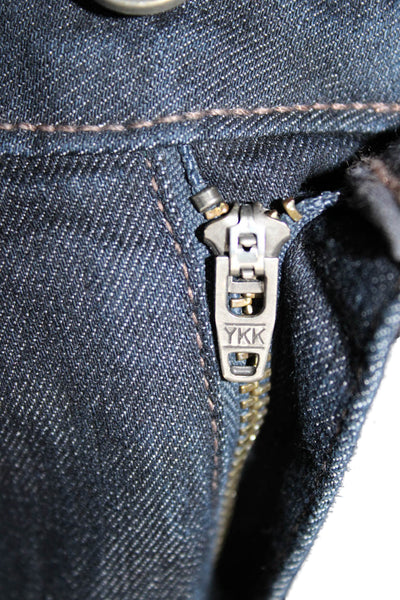 Paige Womens Skinny Jeans Blue Cotton Mid Rise Inseam 31 Size 28