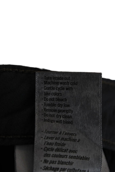 Paige Womens Skinny Jeans Blue Cotton Mid Rise Inseam 31 Size 28