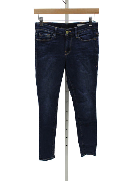 Frame Denim Womens Skinny Blue Jeans Cotton Size 27