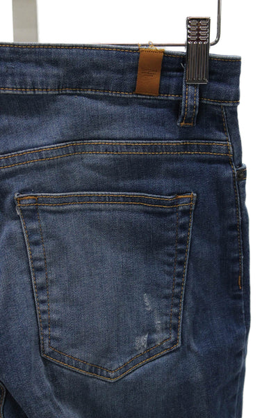 Bershka Womens Skinny Blue Cotton Jeans Size 6