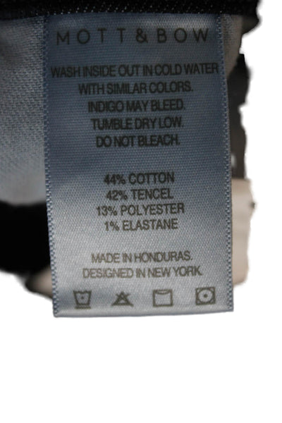 Mott and Bow Women Skinny Jeans Blue High Rise Cotton Blend Inseam 28 Size 32