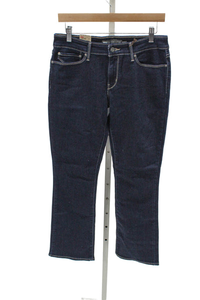 Levis Womens Bootcut Jeans Blue Cotton Mid Rise Inseam 30 Size 29