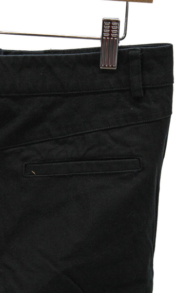 Judith & Charles Womens Black Cotton Dress Pants Zip Size 6