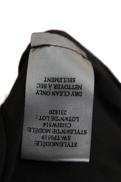 Helmut Lang Women Blouse Green Cowl Neck Sleeveless Polyester Size XS