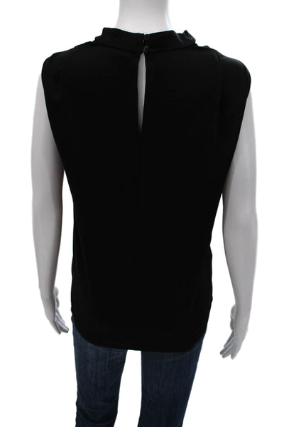 Babaton Womens Basic Sleeveless Cowl Neck Blouse Black Polyester Size M